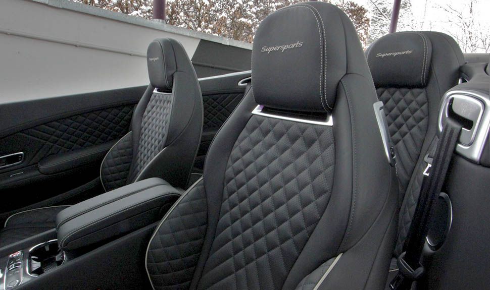 Bentley Continental Supersports Convertible Innenraum