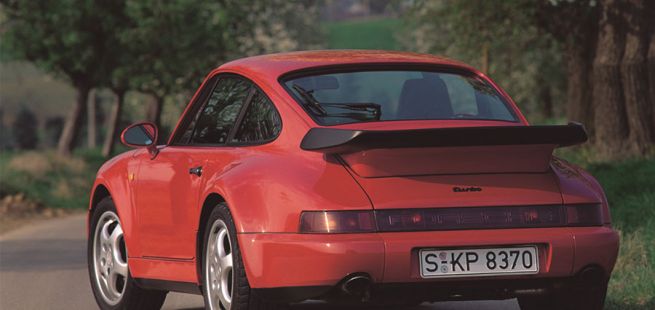 Heck des Porsche 964