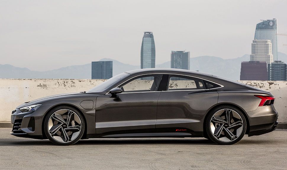Audi e-tron GT Concept in der Seitenansicht