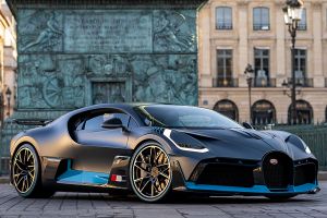 Seite des Bugatti Divo