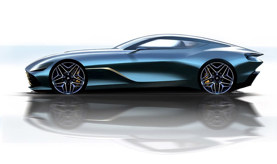 Rendering von Aston Martin DBS GT Zagato
