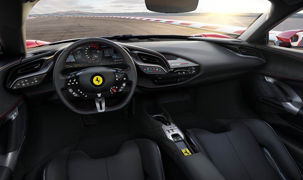 Innenraum/Cockpit des Ferrari SF90 Stradale