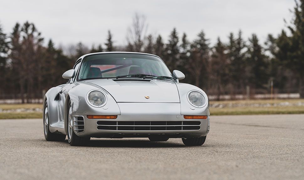 Porsche 959 Front und Seite